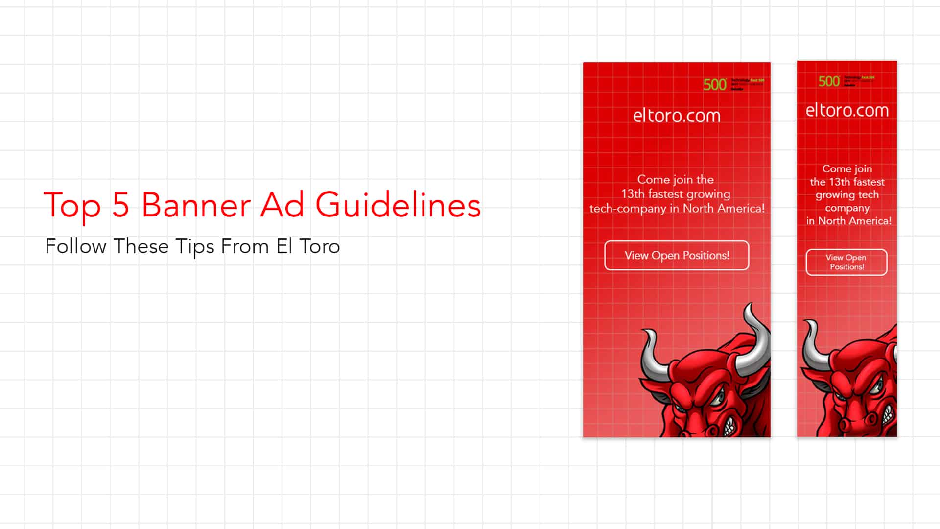 Banner Ad Guidelines For 2018 Follow These Tips From El Toro